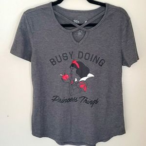 DINSEY Snow White Crisscross T-shirt juniors fit